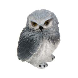 Копилка 15см Совушка,серая /G002-15-101K/Яблоко/