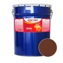 Эмаль КРАСИВО ПФ-266 для пола Желто-коричневый 20 кг