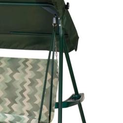 Качели садовые УДАЧНАЯ МЕБЕЛЬ Касабланка Зеленый 215*115*142 см