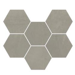 Мозаика ITALON Continuum Hexagon Iron 25*29 см