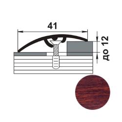Профиль разноуровневый ЛУКА ЛР-06 ламинированный Дуб темный 4091 2,7 м