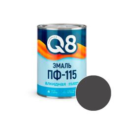 Эмаль FORMULA Q8 ПФ-115 Темно-серый 0,8 кг