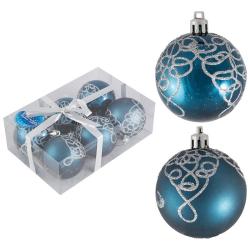 Набор шаров ВОЛШЕБНАЯ СТРАНА Ажур 6 см