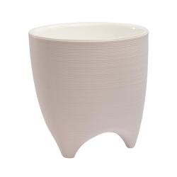 Горшок пластиковый ЛИВИНГРИН Де коста Белый 2,25 л