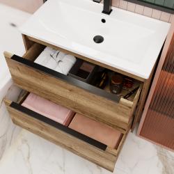 Тумба с раковиной LA FENICE Tesoro 80 дуб Канзас 