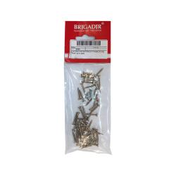 Саморез по дереву острый желтый 2,5*20 мм 50 шт