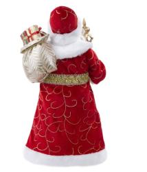 Декоративная кукла ФЕНИКС ПРЕЗЕНТ Дед Мороз в красном костюме 31,5 см