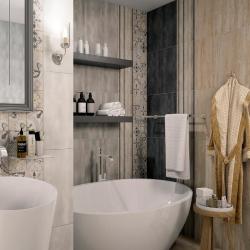 Плитка базовая ALTACERA Shape Gray 24,9*50 см