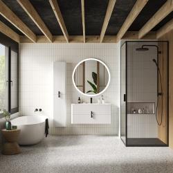 Тумба с раковиной BRIZ Бьянко 80