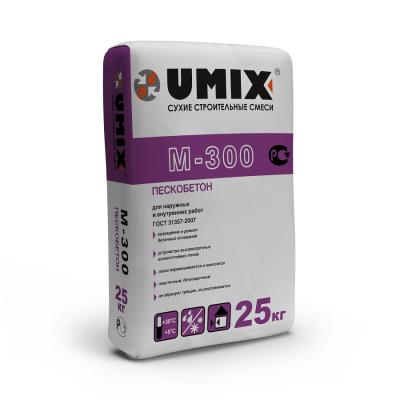 Пескобетон UMIX М-300 25 кг - купить с доставкой!