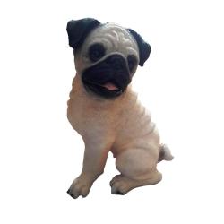 Фигурка садовая Собака мопс 049721