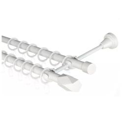 d19 Карниз 2-х рядн. Renome цв. жемчуг 3.0м  кольцо бесш./ДДА/