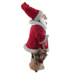 Декоративная кукла REMECO Дед Мороз в красном костюме 60 см